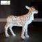 Cute hanging deer shaped led decoration light cheap ourdoor christmas decoration light with high quality