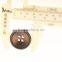 shining brown color resin button for fashion coat