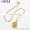 xuping jewelry new-designed gold sun chain pendant/gold long chain pendant