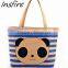 Promotional cheap women's tote canvas handbag