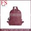 Fashion PU leather Jeans backpack packsack with comfort design