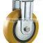 Rigid/Fixed PU Caster Heavy Duty Double Ball Bearing Caster