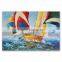 2016 Boat Oil Painting on canvas drawing by handmade