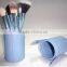 High Quality Cylinder Case 12pcs Portable Cosmetic Make Up Brush Set