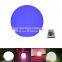 20cm Outdoor indoor RGBW color changing waterproof rechargeable led ball light mood lamp
