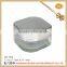 50g glass jar with silver plastic seal lid for skin care use