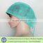 2016 Most Popular disposable blue 21'' non-woven nurse cap