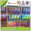 2.5cm PET gold hologram 3d sticker printer for fabric label