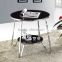 Foshan shunde modern living room save space bent glass nest coffee table