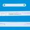 Adhesive paper clip, plastic paper file fastener