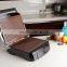 Brushed Stainless Steel Decorative Plancha Panini Grill with removable plates