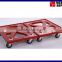 Plastic Trolley with 4 wheels for Material Handling