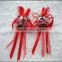 Wholesale different fashion design custom made ribbon artificial flowers making for home decoration