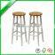 Morden design bamboo counter bar chair with table