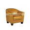 HC-H013 solid wood recliner sofa in living room