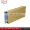 Wooden grain profile ceiling suspended aluminum ceiling