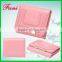 Fancy mini genuine human leather wallets with embroidery design for girls