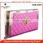 Elegant Style Crystal Decoration Fancy Ladies Leather Purse