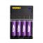 100% authentic NiteCore I4 charger smart charger Popular nitecore I4 battery charger for IMR/Li-ion/LiFePO4 battery