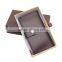 Customized brand key holder wallet, black Leather Key Holder with Embossing Logo