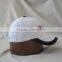 custom white softextile fitted baseball cap