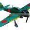 ZERO fighter 12x6 Propeller 2.4GHz 6CH Radio Control 14.8V 2200mAh~2600mAh 30C Li-Po Battery 40A Pro Brushless ESC RC Plane