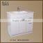 Luxury bathroom design Chinese Wholesalers PVC White Painting Wall mounting Bathroom Vanity