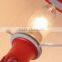 Metal Wire Table Lamp Base fabric shade table lamp