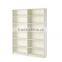 China manufacturer sale wihte colour used library bookcases/particle board book shelf