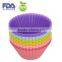 Wholesale Popular Baking Cups FDA Silicone Cupcake Liner to Amazon