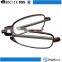 New style foldway folding metal small mini popular fashion full slim frame reading glasses men with aluminium pc case