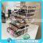 Deluxe Diamond Handle Clear Acrylic Makeup Organizer 5 6 7 Drawer Kardashian-style Storage Box Cube Case w Flip Top Quality
