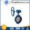 Ductile iron single wafer type manual butterfly valve