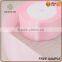 white red pink customerised soft satin fabric floral offray ribbon