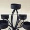 Romantic novelty design fashion black metal wine bottle candelabra/best seller wedding candlestick/ economic candle holder