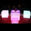 modern led cube table with 16 colors changing led light