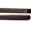 Wholesale double layer pyraid rivets decorated D buckle sex girl thin PU waist belt