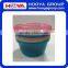 best selling 3 pcs small size plastic round baby travel bowls with lids plastic candle bowls