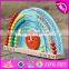 2017 New design 2 sided toddlers educational wooden math toys with drawing board W12A019