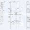 2015 classic model good quality and competitive miotise lock body 55x72
