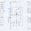 2015 classic model good quality and competitive miotise lock body 55x72