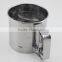 One-Handed Stainless Steel Cup Flour And Icing Sugar Sifter