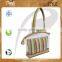 See through PVC / PP Laminated jute bag with pouch