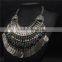Multilayer Out Vintage Coins Color Beads Pendant Necklaces Jewelry for Women