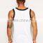 Plain White Stringer Mens Tank Tops Wholesale