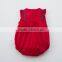 Red Baby Girls Romper Bubble 100% Cotton Gifts Frock Baby Clothes Ruffle Designs