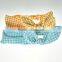 Baby Girl Elastic Hairbands Turbans Blue/Yellow Color Headband For Kids