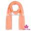 Solid Color Price Reduction Boys&Girls Causal Wear 100% Polyester Linen Scarf Design Scarf Fabric For Childrens