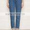 2017 Guangzhou Shandao Clothing Manufacturer Wholesale Autumn Female Latest Design Jeans Pants