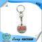 Custom Keyring , Glass Metal Keychain, Key Chain Holder